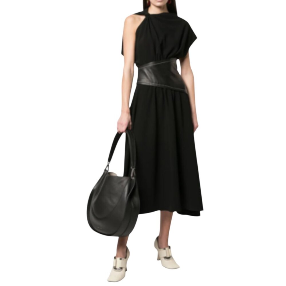 PROENZA SCHOULER CREPE ASYMMETRICAL DRESS SIZE 8 NEW - Picture 8 of 13